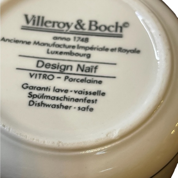 VTG Villeroy And Boch Design Naïf Porcelain Trinket Jewelry Box Collectible - Picture 10 of 11